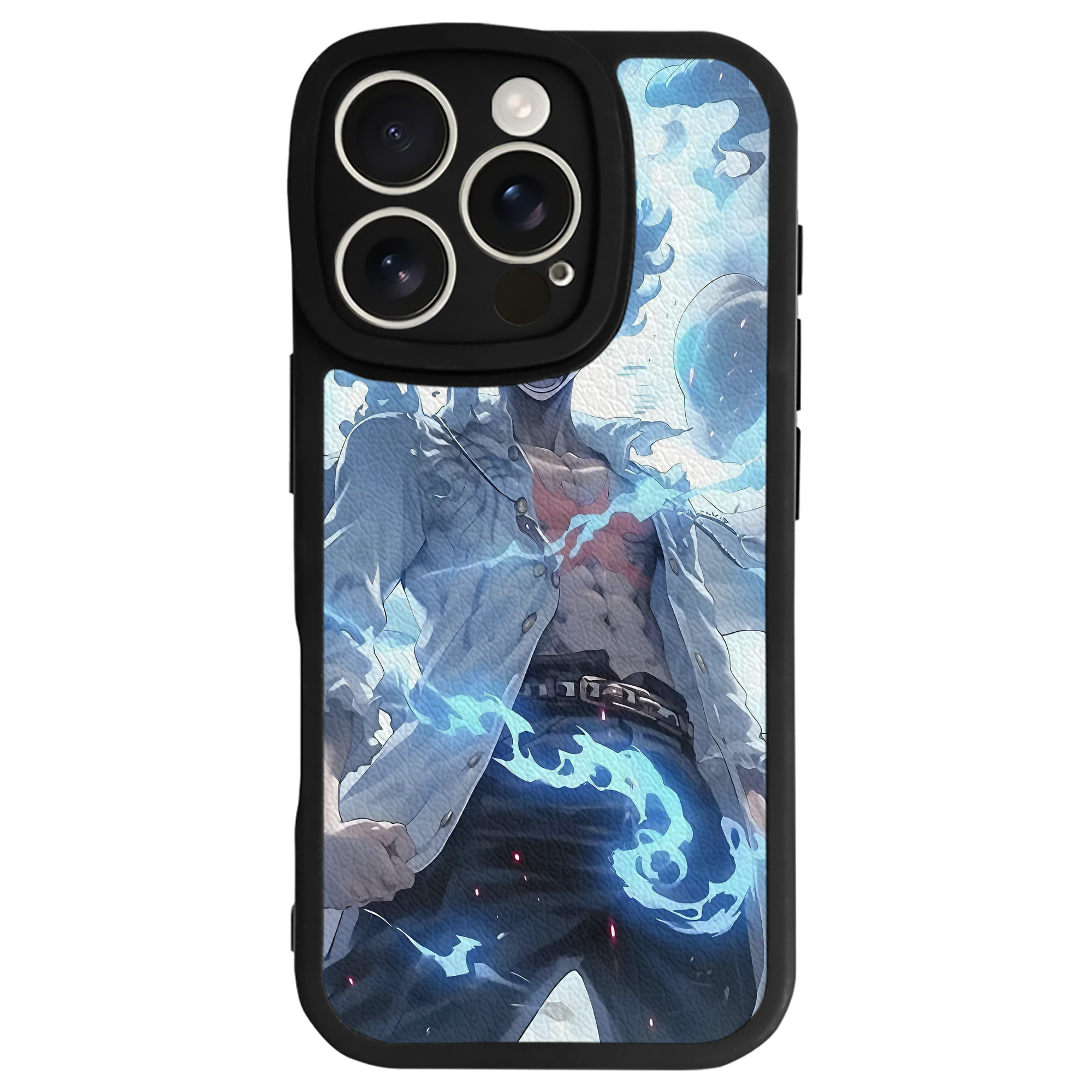 （画像用） ワンピース ONE PIECE 【iPhone 16シリーズ対応】シリコンスマホケース（レザー調） 材質：シリコン